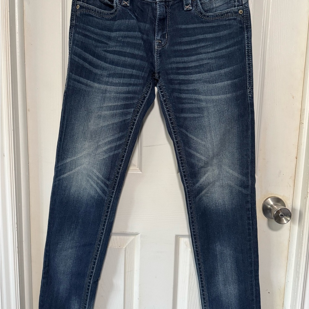 Rock Revival Stephan Skinny Blue Denim Jeans size 31